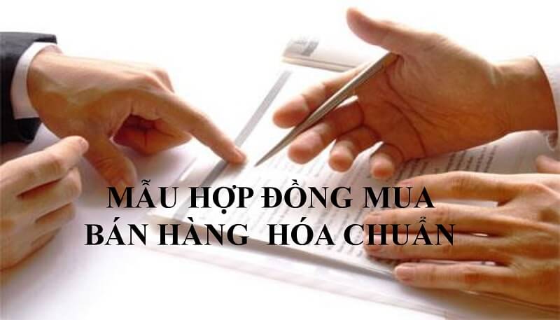 Mẫu hợp đồng mua bán hàng hóa mới nhất
