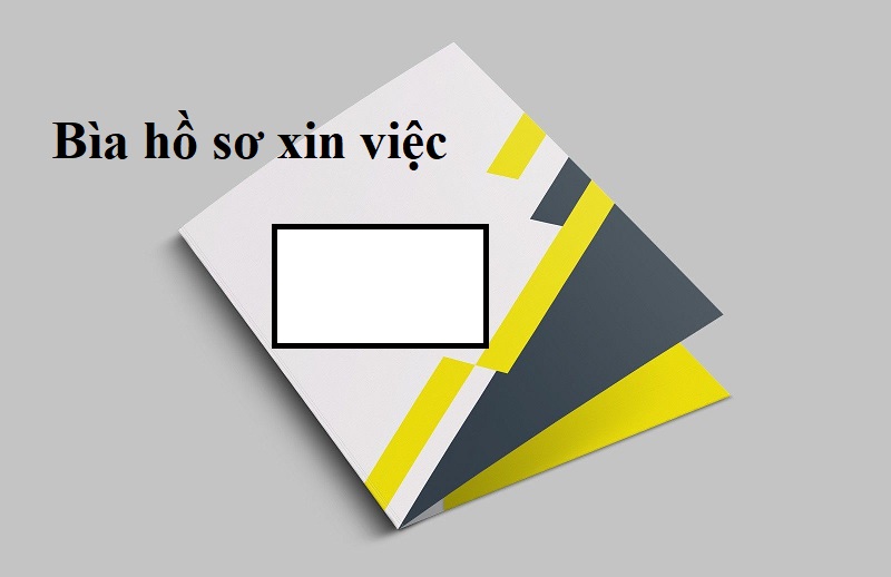 Bìa hồ sơ xin việc chuyên nghiệp tạo ấn tượng với nhà tuyển dụng
