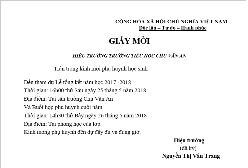 Hướng dẫn cách viết mẫu giấy mời họp chuẩn nhất hiện nay 