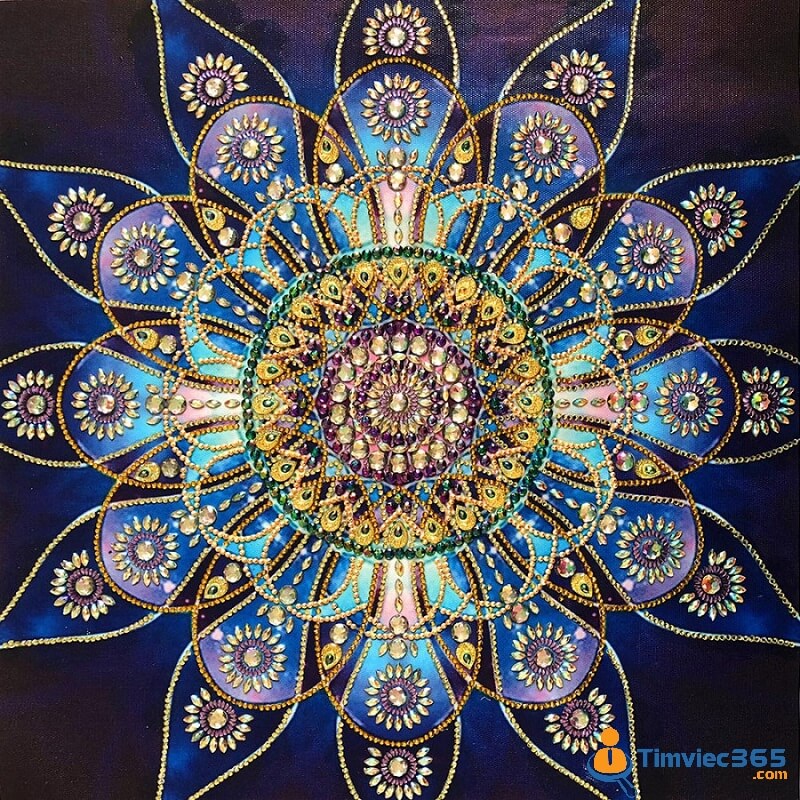 Nhận hàng kết cườm về nhà làm – Việc làm thêm cho nhiều đối tượng