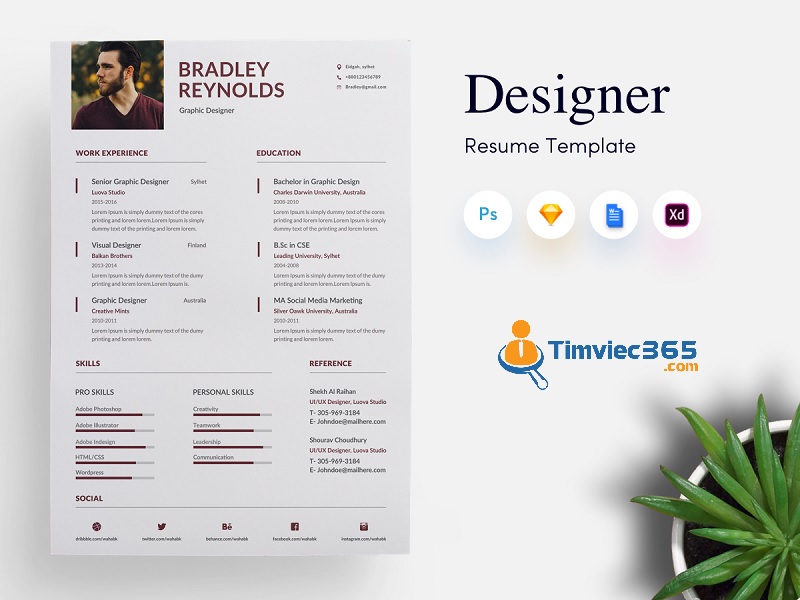 Mẹo tạo CV xin việc Designer - chìa khóa mở cánh cửa việc làm