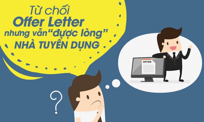 Cách viết thư từ chối nhận việc vì lương thấp cực khéo cho bạn