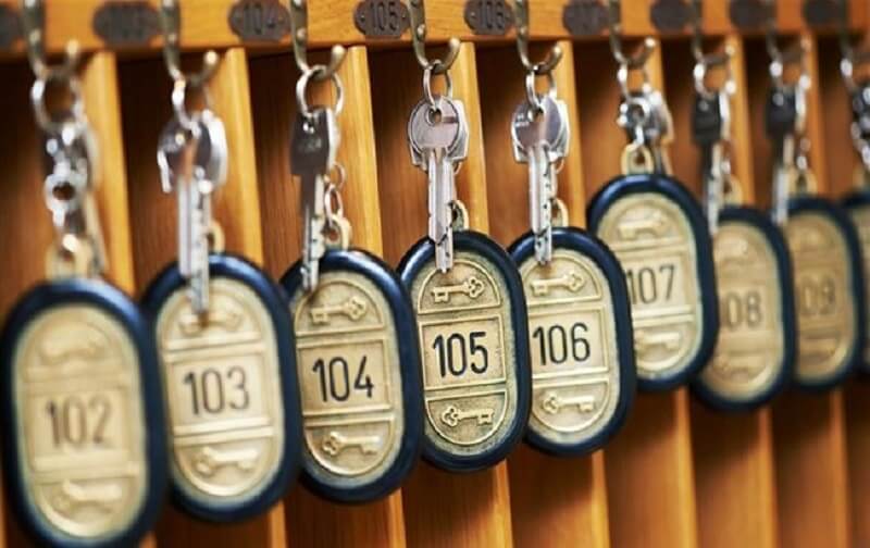 Các loại chìa khóa trong khách sạn thường được sử dụng