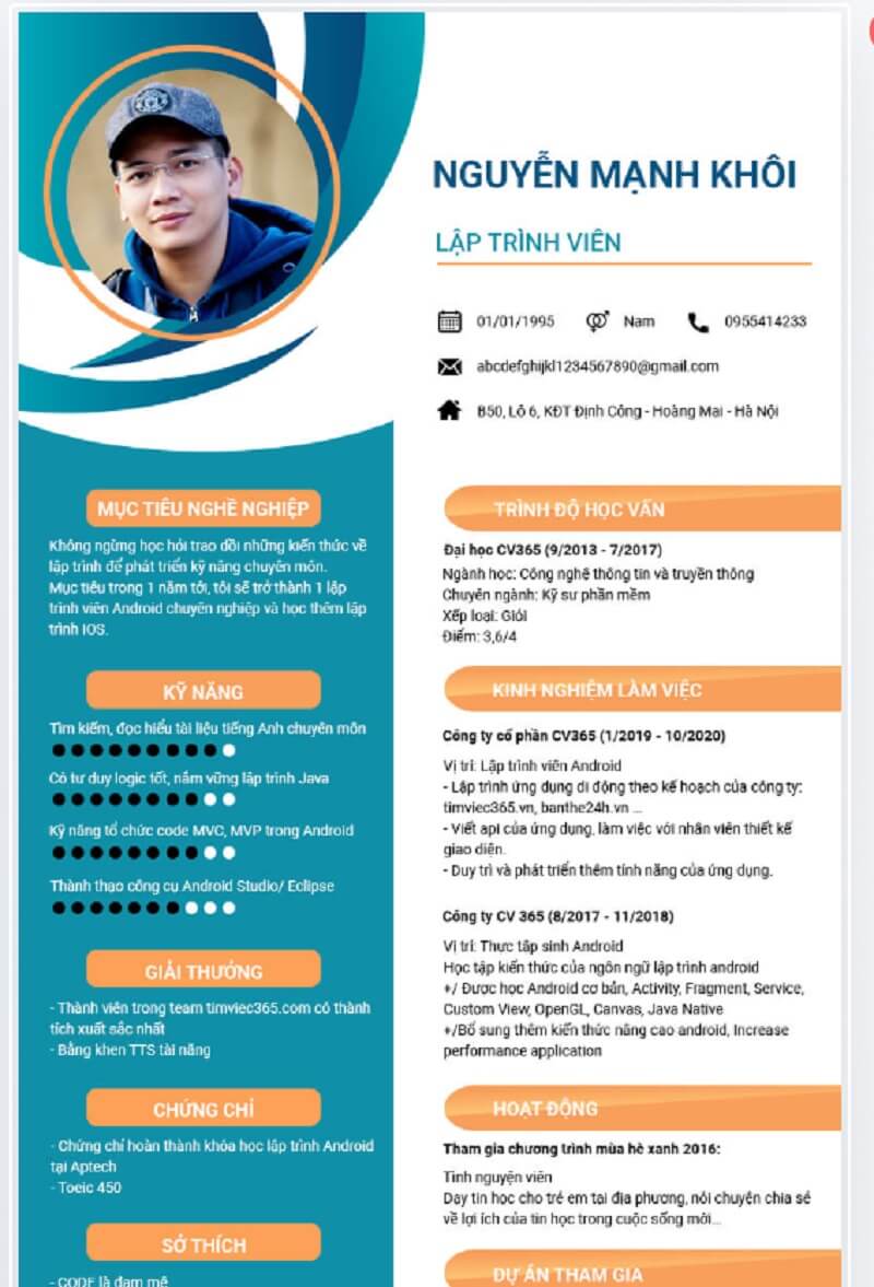 Cách thức tạo đột phá trong CV cho người chưa có kinh nghiệm