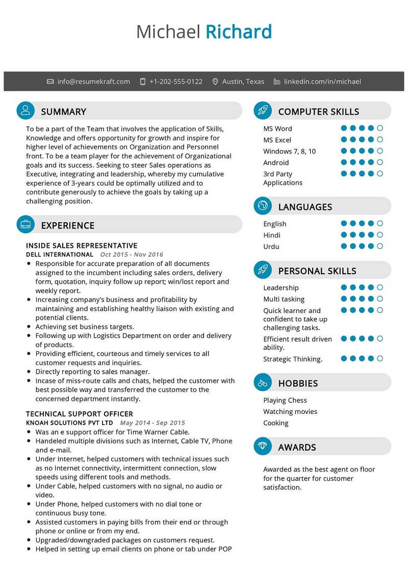 Gợi ý mẫu CV xin việc sale online giúp bạn ấn tượng nơi phỏng vấn