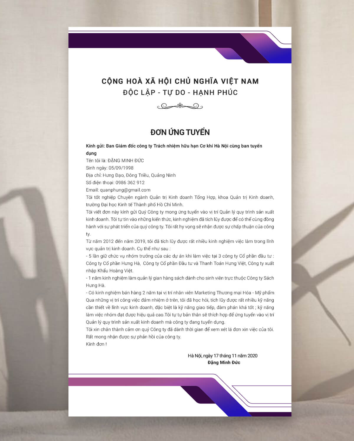 Quản trị kinh doanh 07