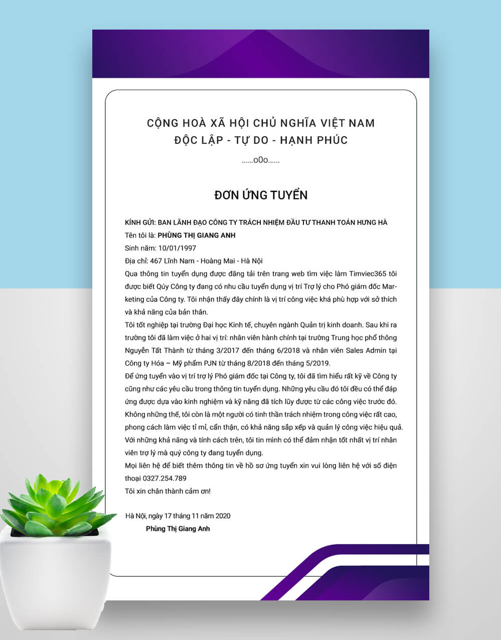 Thư ký - Trợ lý 04 Thư ký - Trợ lý 04