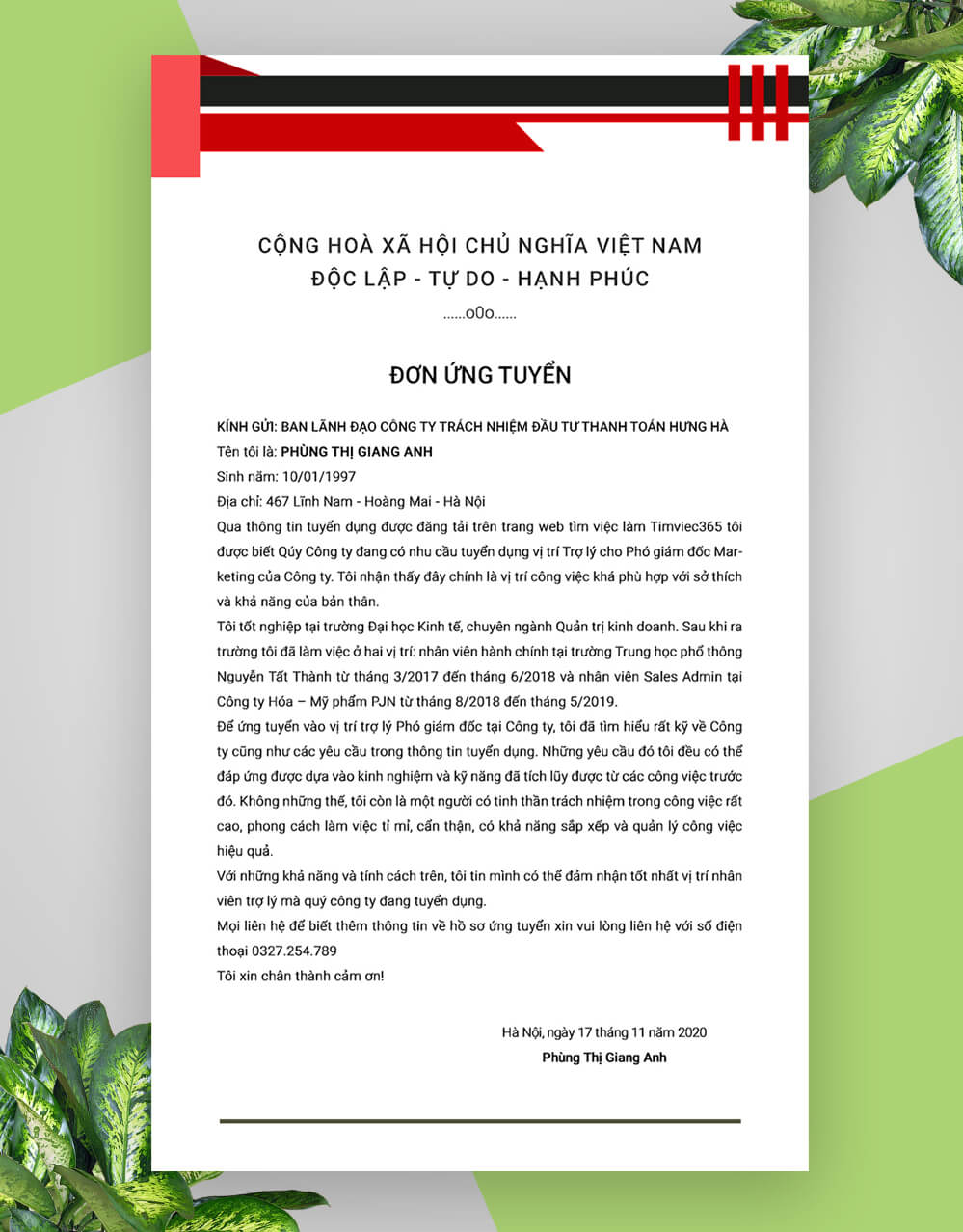 Thư ký - Trợ lý 07 Thư ký - Trợ lý 07