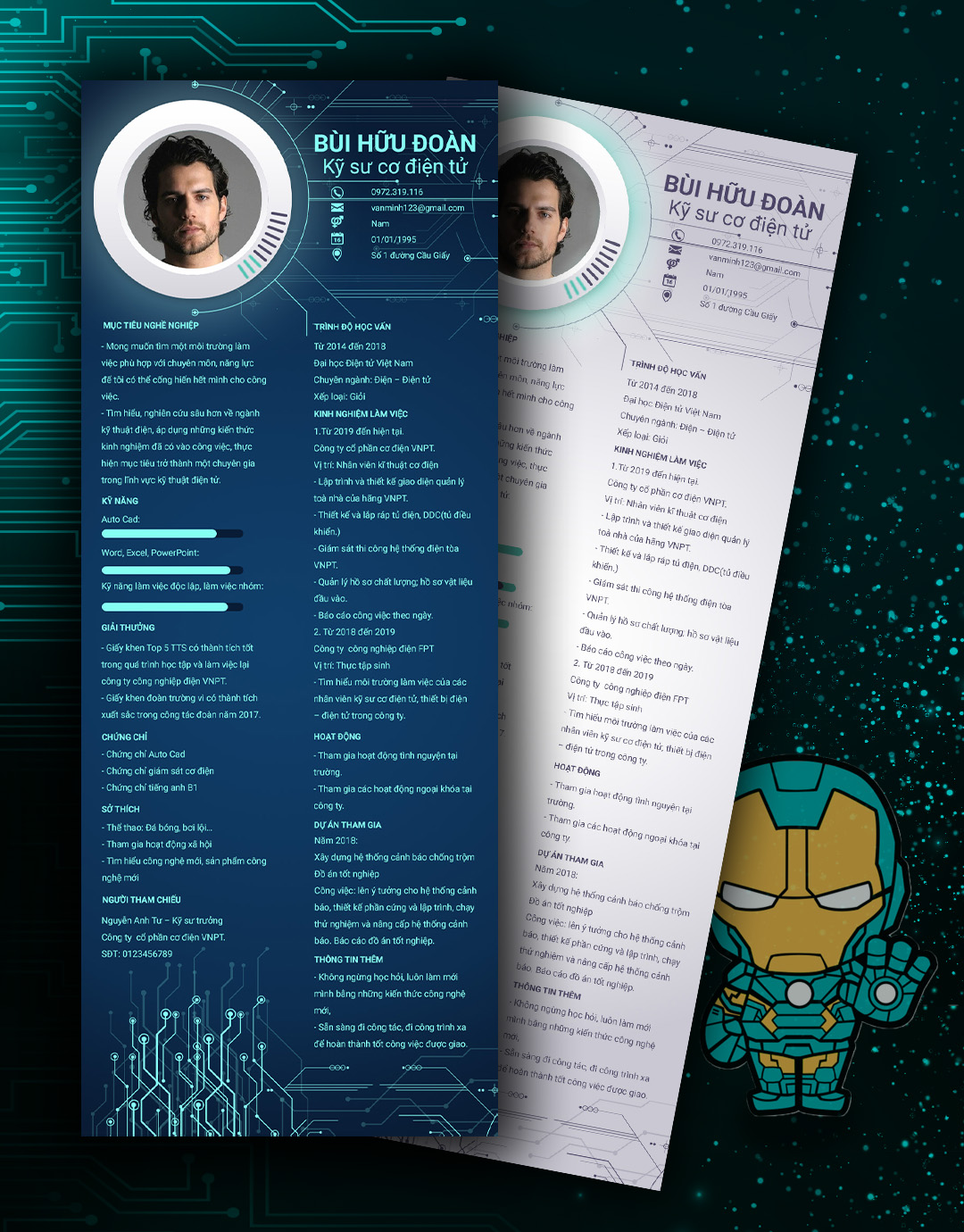 CV Điện - Điện tử 10