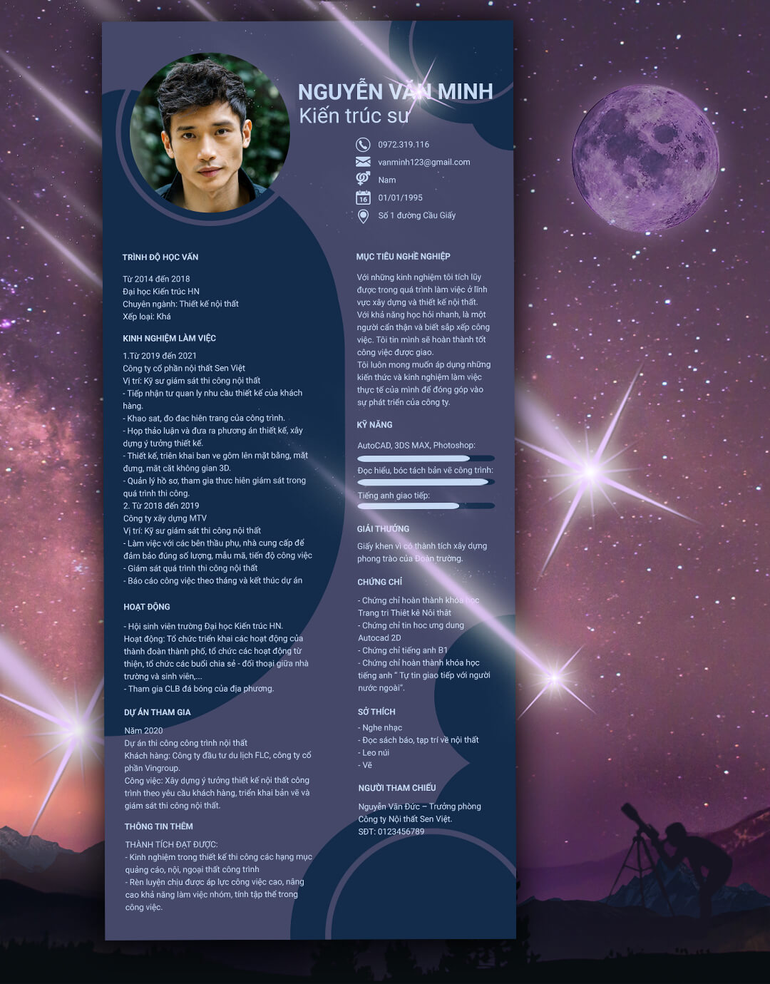 CV Kiến trúc nội thất 10 CV Kiến trúc nội thất 10