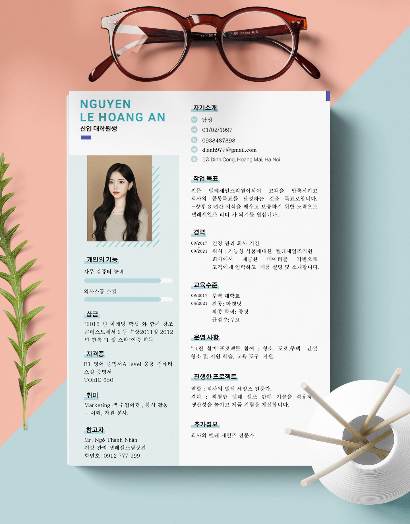 CV cho sinh viên mới ra trường 14