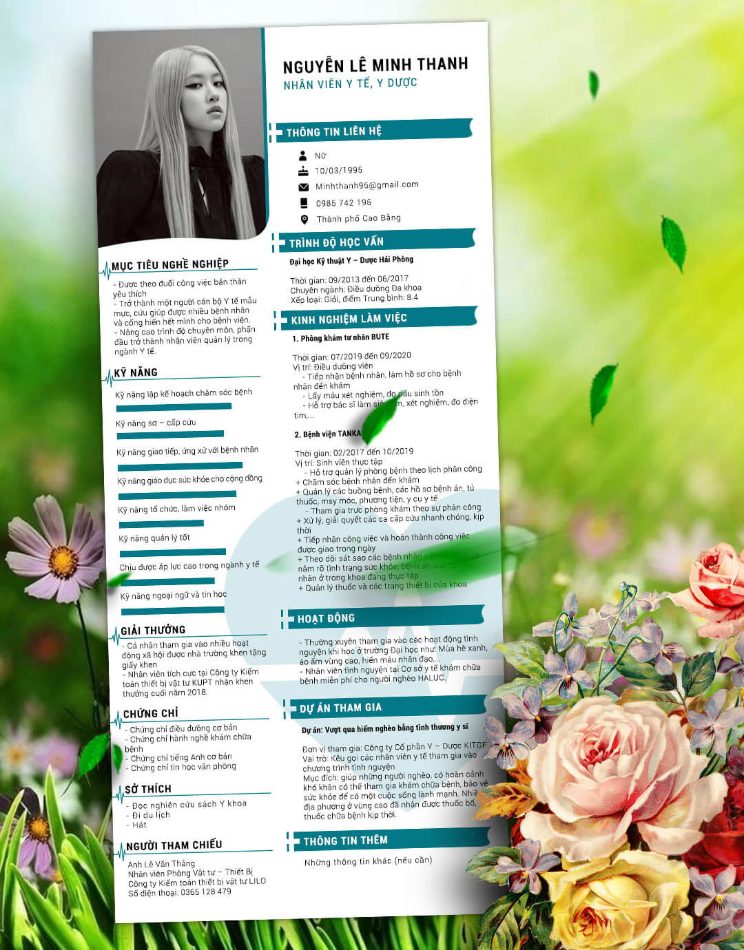 CV Y tế dược 01 CV Y tế dược 01