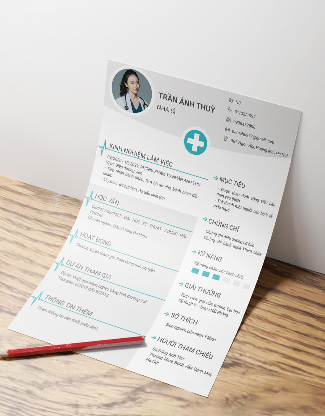 CV Y tế dược 08